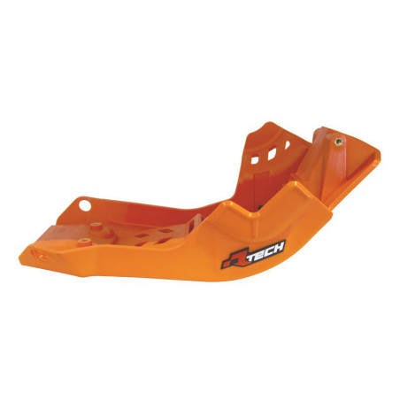Cubrecárter RACETECH de plástico - naranja KTM para KTM SX, XCW 125, GAS GAS EC, MC 125 y HUSQVARNA TC, TE 125 de 2023 a 2027