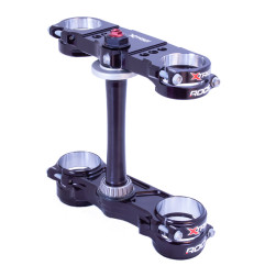 XTRIG ROCS Pro Triple Clamp adjustable offset 20-22 mm - Black for KTM, HUSQVARNA and GAS GAS 2023-2027