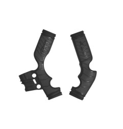 RACETECH Zweikomponenten-Rahmenschützer - schwarz für HUSQVARNA TC 65, KTM SX 65 und GAS GAS MC 65 2016-2023