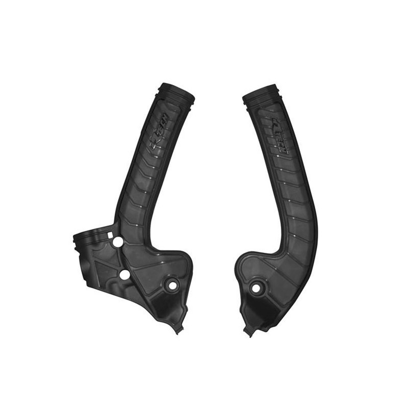 Protectores de chasis RACETECH bimaterial - negro para KTM SX 85 y GAS GAS MC 85 de 2018 a 2024