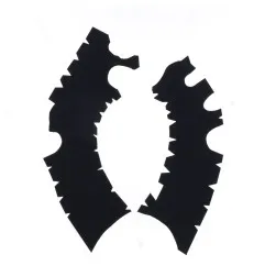 VIBRAM Rahmenschützer - schwarz für TM RACING EN 300, MX 125, MX 250, MX 300 2022-2025