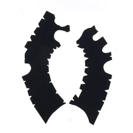 VIBRAM Rahmenschützer - schwarz für TM RACING EN 300, MX 125, MX 250, MX 300 2022-2025
