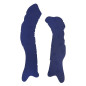 VIBRAM Frame Guards - Blue for HUSQVARNA FC, FE, TC, TE, TX 125, 250, 300, 350, 450 2016-2018