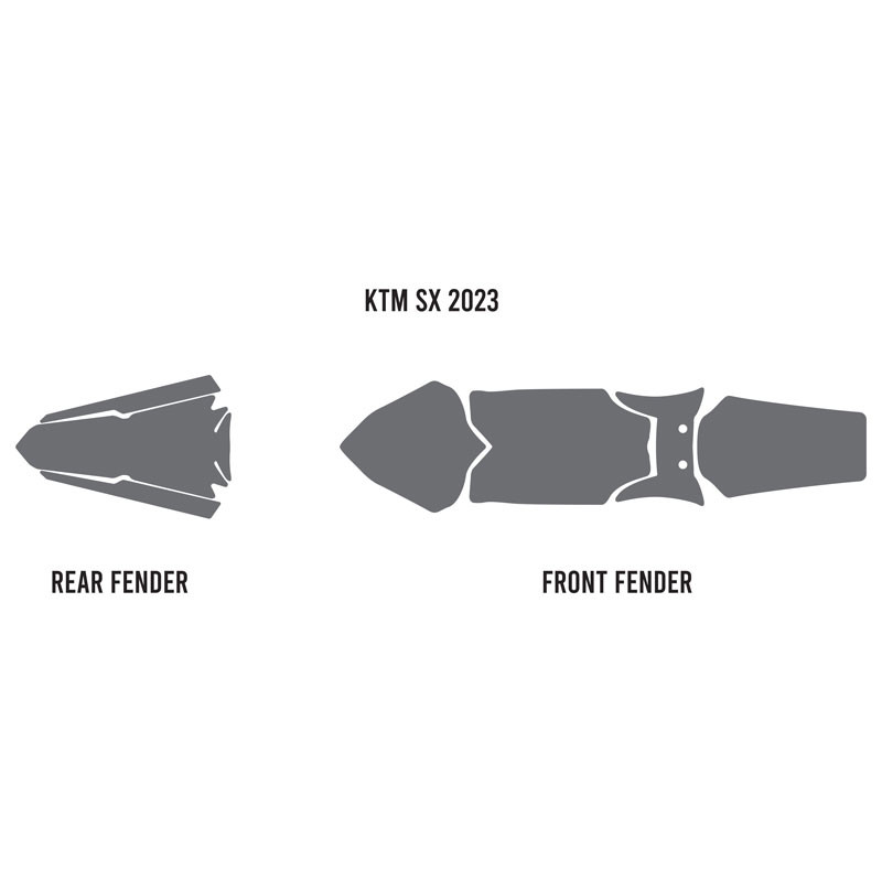 TWIN AIR Fender Mud Foam for KTM SX, SXF, XC, XCF 125, 250, 300, 350, 450 2023-2027