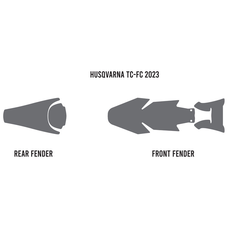 Espuma antibarro para guardabarros TWIN AIR para HUSQVARNA FC, FX, TC, TX 125, 250, 300, 350, 450 de 2023 a 2026