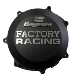 Schwarzer Kupplungsgehäusedeckel „ BOYESEN “ für GAS GAS EC450F (Baujahre 2013 bis 2016) und YAMAHA YZF, WRF 450 (Baujahre 2003 