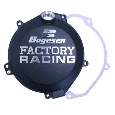 Black clutch cover BOYESEN for KTM SXF, EXCF, HUSQVARNA, HUSABERG FE, FE 250 and 350 127121 BOYESEN 124,90