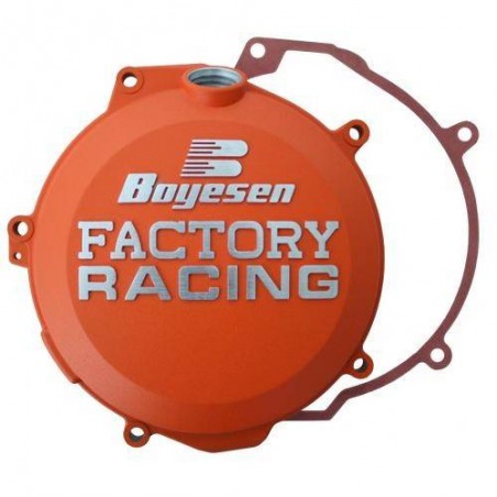 Couvercle de carter embrayage orange BOYESEN pour KTM EXC, SXF, HUSQVARNA FE, FC, FS, 450, 500, 501 127176 BOYESEN 128,90 €