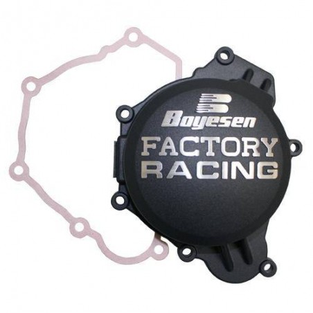 Black ignition cover BOYESEN KTM SX, HUSQVARNA TC 125, 150 from 2016 to 2017