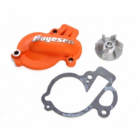 Carter de pompe a eau + helice orange BOYESEN pour HUSQVARNA FC, FS KTM SXF -230.683761 - 2