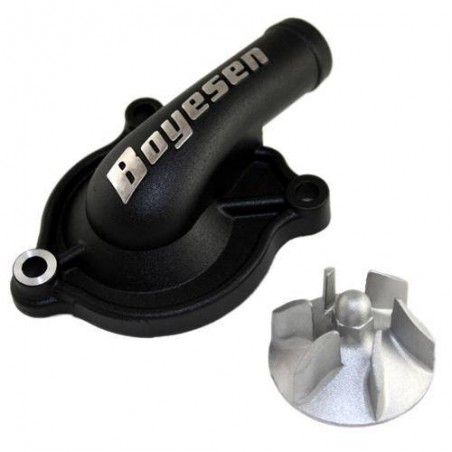 Water pump housing + propeller black BOYESEN for HONDA CRF450R from 2009 to 2016 127150 BOYESEN € 229.90