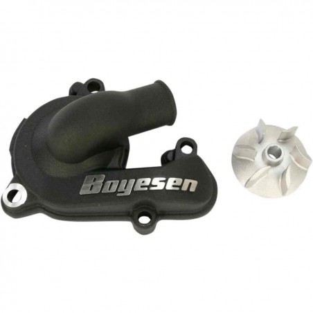 Carter de pompe a eau + helice noir BOYESEN pour HUSABERG, HUSQVARNA, FE, FC, FS KTM EXCF, SXF -196.495726 - 2