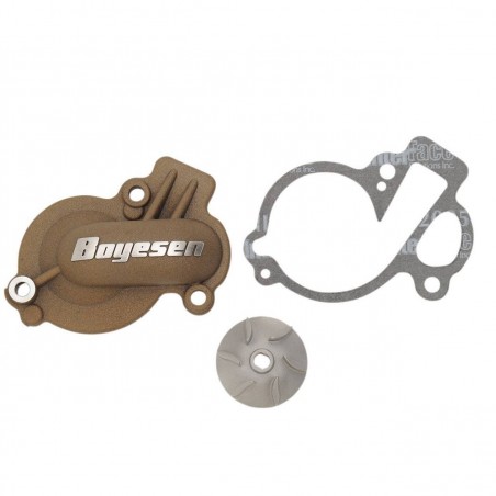 Carter de pompe a eau + helice magnesium BOYESEN pour HUSQVARNA FC, FS KTM SXF -196.495726 - 2