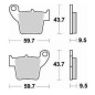 BREMBO -Bremsbelag für HM, HONDA, TM, ... BREMBO -Bremsbelag für HM, HONDA, TM, ...