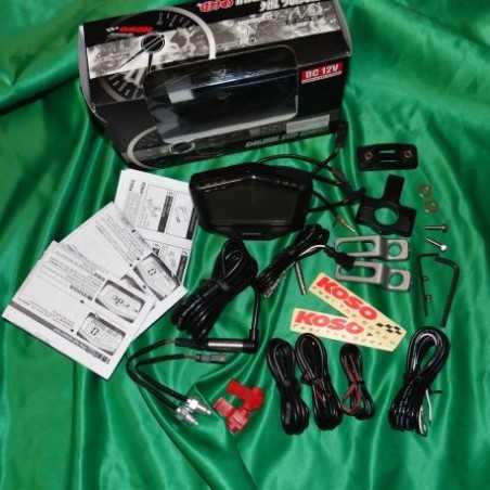Contador universal multifunción negro KOSO DB-02