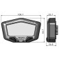 Contador universal multifunción negro KOSO DB-02