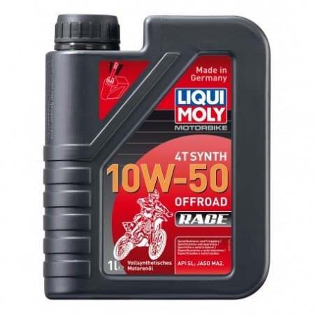 Aceite de motor 4T 100% Offroad Synth LIQUI MOLY 10W50 1L Moto 4T Synth 10 W 50 Offroad Race LM.3051 LIQUI MOLY 19,...