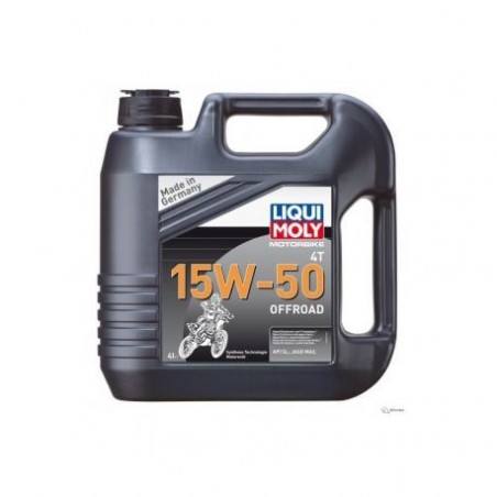 Huile Moteur 4T semi-Synthèse Tout Terrain LIQUI MOLY 15W50 1 Bidon de 4L Motorbike 4T 15 W 50 Offroad LM.3058 LIQUI MOLY 49,...