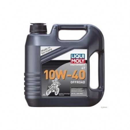 Aceite de motor todoterreno semisintético 4T LIQUI MOLY 10W40 1 lata de 4L Moto 4T 10 W 40 Offroad