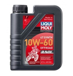 100 % synthetisches 4-Takt-Motoröl für alle Geländebedingungen „ LIQUI MOLY “ 10W60 1 l, 4-Takt-Motorradöl, synthetisch, 10 W 60