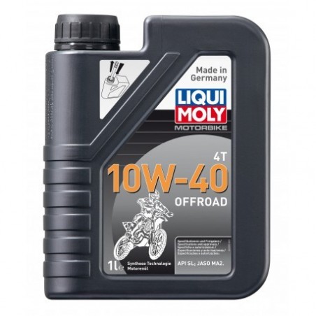 Aceite de motor todoterreno semisintético 4T LIQUI MOLY 10W40 1L Moto 4T 10 W 40 Offroad