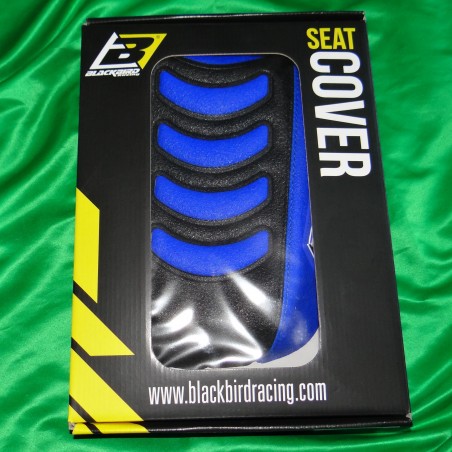 Funda de asiento BLACKBIRD Double Grip 3 negro/azul para YAMAHA YZ, WR 125cc 250cc