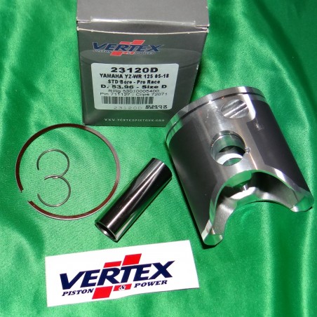 Piston VERTEX forgé pour YAMAHA YZ 125cc de 2005 à 2018 23120 VERTEX 114,90 €