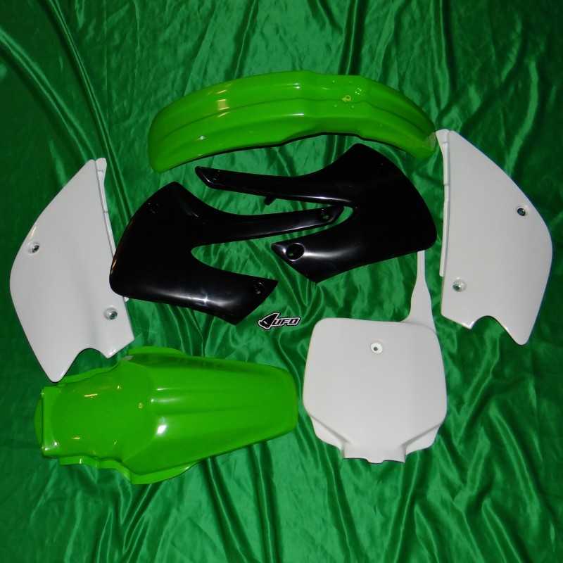 Kit de plásticos UFO para KAWASAKI KX 85 de 2001 a 2012 Kit de plásticos UFO para KAWASAKI KX 85 de 2001 a 2012