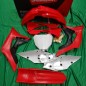 Kit de plásticos de carenado POLISPORT para HONDA CRF 450 y 250 de 2017 a 2019