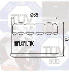 HIFLO FILTRO -Ölfilter für YAMAHA YFM Raptor, KYMCO MXU, ...