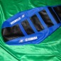 Funda de asiento BLACKBIRD ZEBRA negro/azul para YAMAHA YZ, WR 125cc 250cc