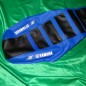 Seat cover BLACKBIRD ZEBRA black/blue for YAMAHA YZ, WR 125cc 250cc