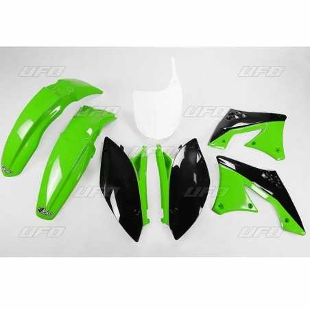 UFO -Kunststoffsatz für KAWASAKI KXF 250 KX250F, Baujahre 2009 bis 2012