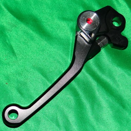 Folding brake lever ART black and red HONDA CR 80, 85, 150,125, 250, 450