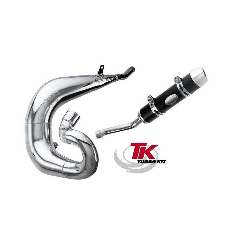 Tubo de escape TURBOKIT para KAWASAKI KX y YAMAHA YZ 250 de 2003