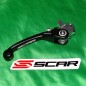 Maneta freno repliable SCAR negro para KAWASAKI KXF, KX y YAMAHA YZ, YZF Maneta freno repliable SCAR negro para KAWASAKI KXF, KX y YAMAHA YZ, YZF