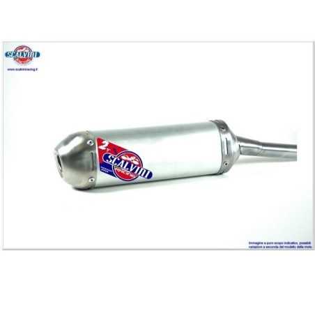 Silenciador de escape de aluminio SCALVINI para YAMAHA YZ 250 de 2005 a 2019