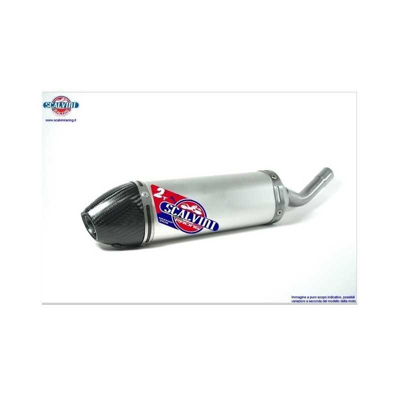 Silenciador de escape de aluminio SCALVINI para YAMAHA YZ 250 de 2005 a 2019