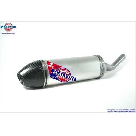 Silenciador de escape de aluminio SCALVINI para YAMAHA YZ 250 de 2005 a 2019