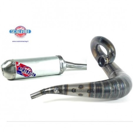 Pot d'échappement SCALVINI pour YAMAHA YZ 250 de 2005, 2006, 2007, 2008, 2009, 2010, 2019