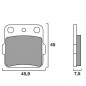 Brake pad BREMBO for YAMAHA, ARCTIC CAT, HONDA, SUZUKI,...