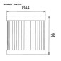 Filtro de aceite HIFLO FILTRO para SUZUKI DRZ LTZ LTR KAWASAKI KFX 400cc