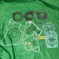 Complete CENTAURO engine gasket pack for KTM EXC 200 from 1998 to 2001