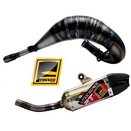 Tubo de escape FRESCO Factory para HUSQVARNA TC y KTM SX 250 de 2019 a 2020