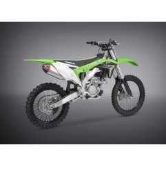 Línea completa y silenciador YOSHIMURA USA RS4 para KAWASAKI KX 250F de 2017-2018-2019-2020