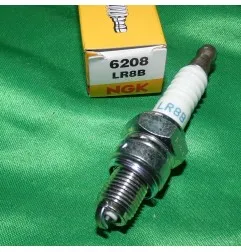 Bujía estándar NGK LR8B para HUSQVARNA TC, KTM SX 50cc y 65cc