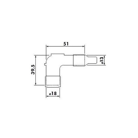 Antiparasite LD05F-R rouge sans olive pour HONDA, SUZUKI, YAMAHA