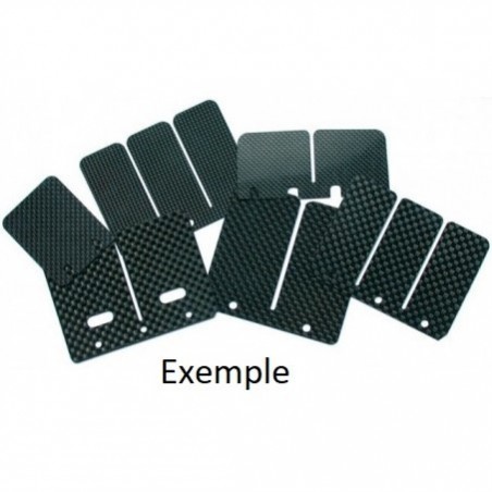 Carbon slat TECNIUM original type for KAWASAKI KX 250 from 1997, 1998, 1999, 2000, 2001, 2002, 2003, 2004