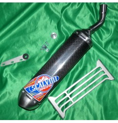 Silenciador de escape de carbono SCALVINI para YAMAHA YZ 250 de 2005, 2006, 2007, 2008, 2009, 2010, 2019