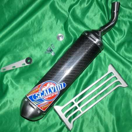Silenciador de escape de carbono SCALVINI para YAMAHA YZ 250 de 2005 a 2019